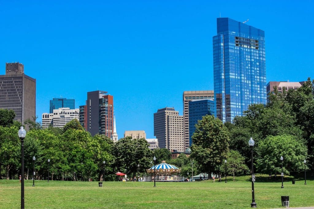Boston Common in Boston, Massachusetts