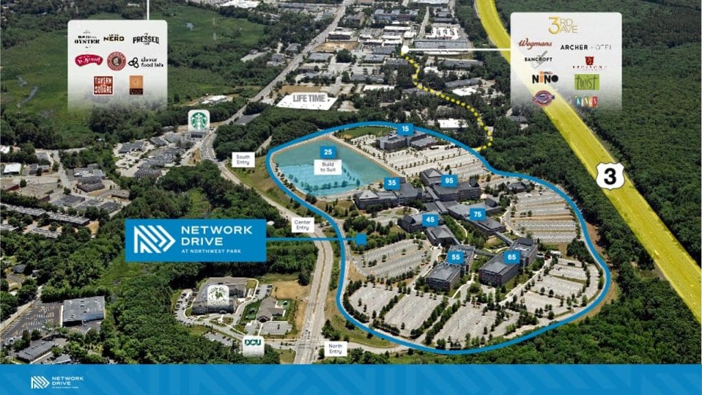 Network Drive arial view rendering