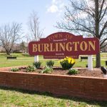 Burlington, Massachusetts town sign