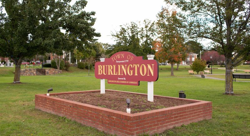 Burlington, Massachusetts signage