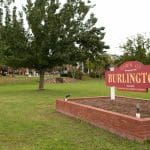 The Town of Burlington sinage