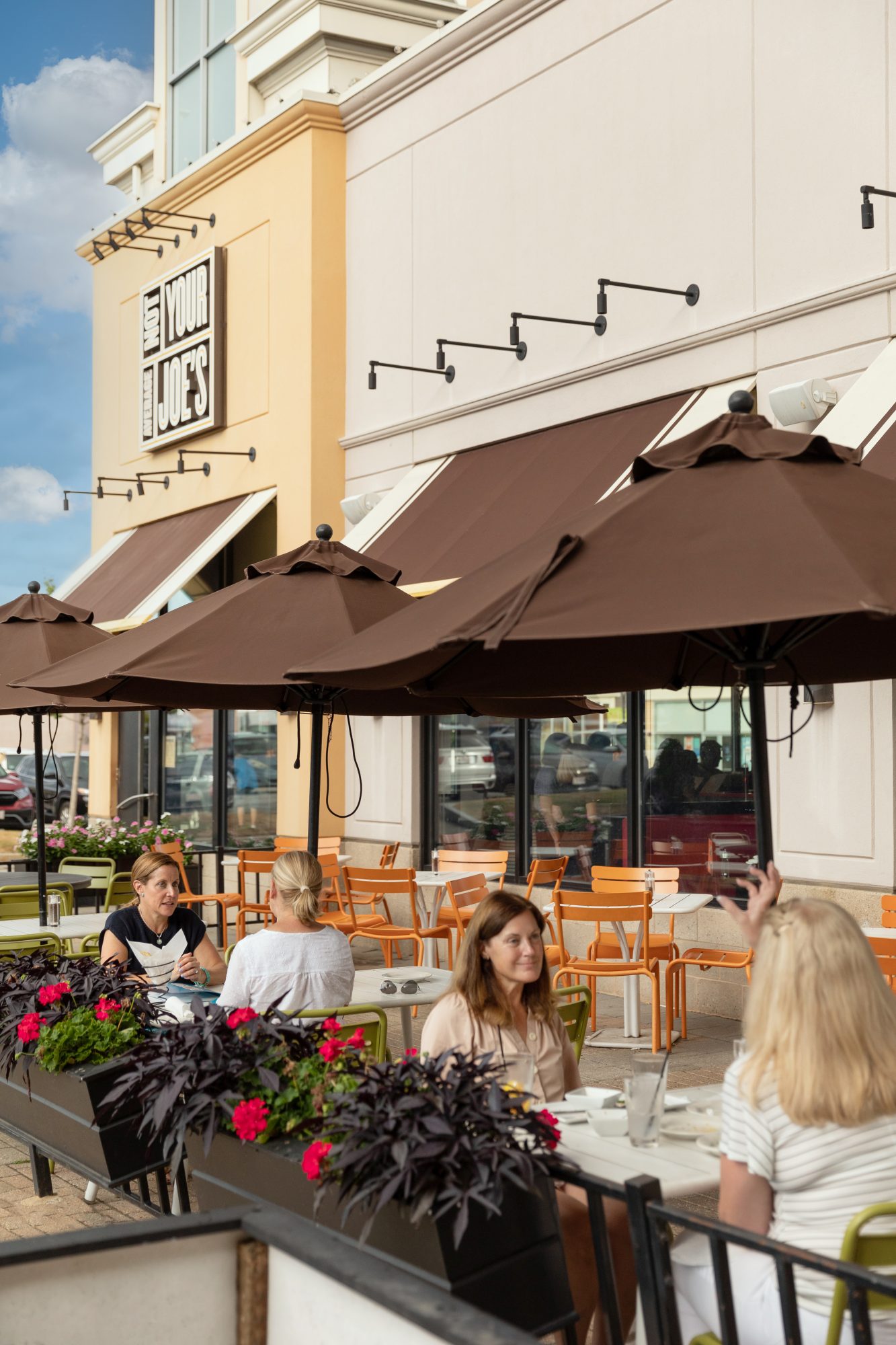 outdoor dining at Wayside