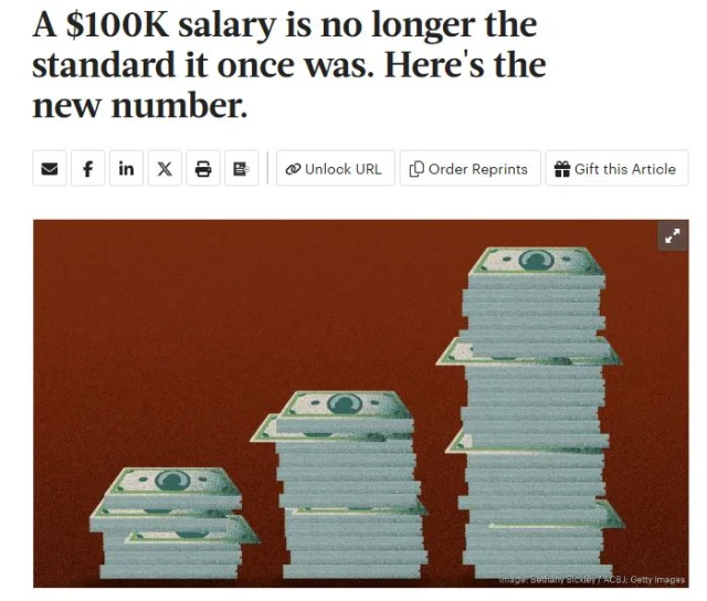 Sharing highlights from a @BBJ article  by Andy Medici on salaries: 
$100K in 2000 ≈ $183K today (inflation and affordability)
“Successful” salary perception: $270K
New grads expect $101.5K, but average $68.4K

If your company is hiring & retaining employees, think pathways:
Explain the total comp clearly &  pay bands
Share plans a path for internal growth
Invest in training and internal mobility