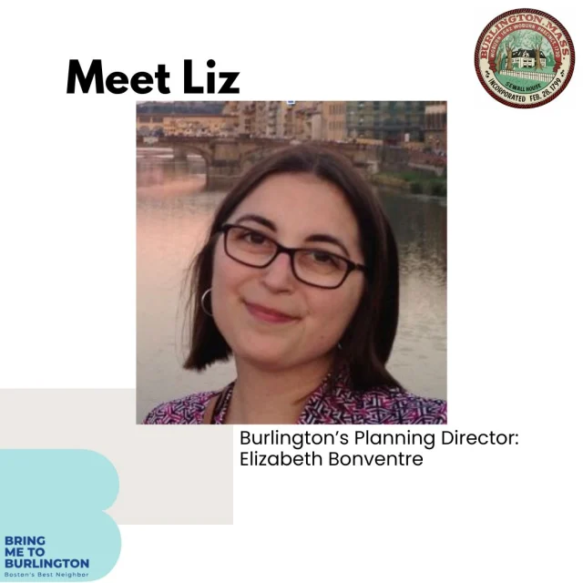 WHO IS: Elizabeth Bonventre, Planning Director 👋
If you’ve ever wondered who helps permit projects with the Planning Board, meet Elizabeth Bonventre, the Planning Director for the Town of Burlington.
Liz helps with:
 ✅ Zoning guidance (what’s possible on a site)
 ✅ Special permits & public hearing process (what to expect + how to prep)
Best advice for applicants: Start early. 

A quick conversation can save you time.
 #BurlingtonMA #Permitting #Planning #EconomicDevelopment #SmallBusiness