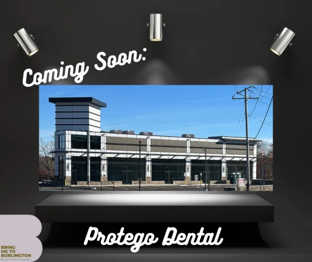 Coming Soon…Protego Dental 🦷

A new reason to smile is coming to Burlington this month. Protego Dental will be located 1 Wheeler Road, bringing a fresh, modern approach to dental care in town.

From routine cleanings to personalized treatment plans, the practice is focused on creating a comfortable, welcoming experience for patients of all ages. Protego Dental will even have convenient weekend operating hours!

As Burlington continues to welcome new businesses and services, Protego Dental will soon join the growing lineup at 1 Wheeler Road.

You can learn more and join the waitlist at protegodental.com